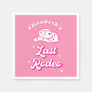 Nashville Bachelorette Last Rodeo Napkin
