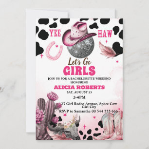 Nashville Bachelorette Weekend  Party Invitation
