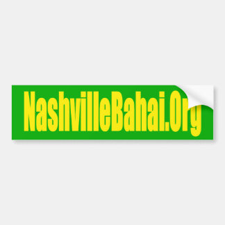 Nashville Baha'i Bumper Sticker