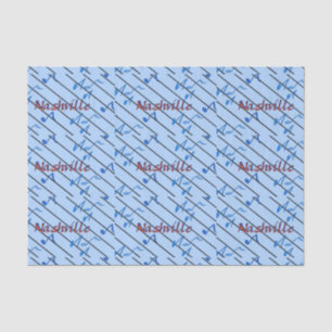 Nashville Blue Notes Tissue Paper