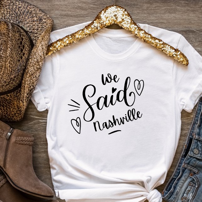 Nashville Bridal Party Bridesmaid Shirt (Creator Uploaded)