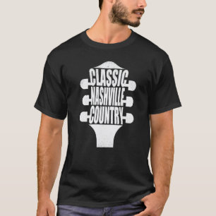 Nashville Classic Country Music Tennessee Guitar P T-Shirt