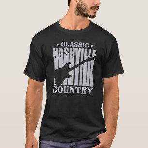 Nashville Classic Country Music Tennessee Guitar P T-Shirt