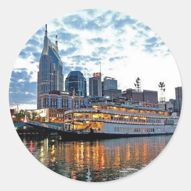 Nashville Classic Round Sticker (Front)