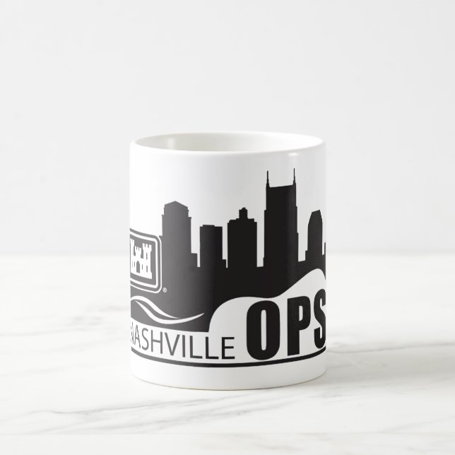 Nashville Corps of Engineers OPS Skyline Simple Coffee Mug (Center)