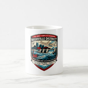 Nashville Corps of Engineers Shield Coffee Mug