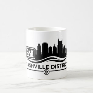 Nashville Corps of Engineers Skyline Coffee Mug
