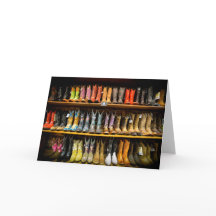 Nashville Cowboy Boots Greeting Card