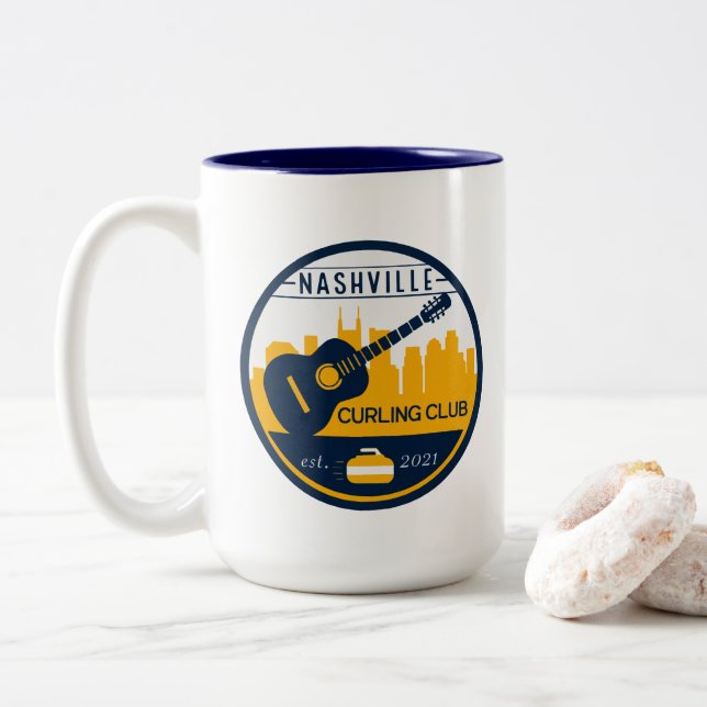 Nashville Curling Club Mug (With Donut)
