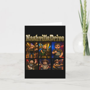 Nashville Drive Baby Characters Card