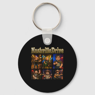 Nashville Drive Baby Characters Key Ring