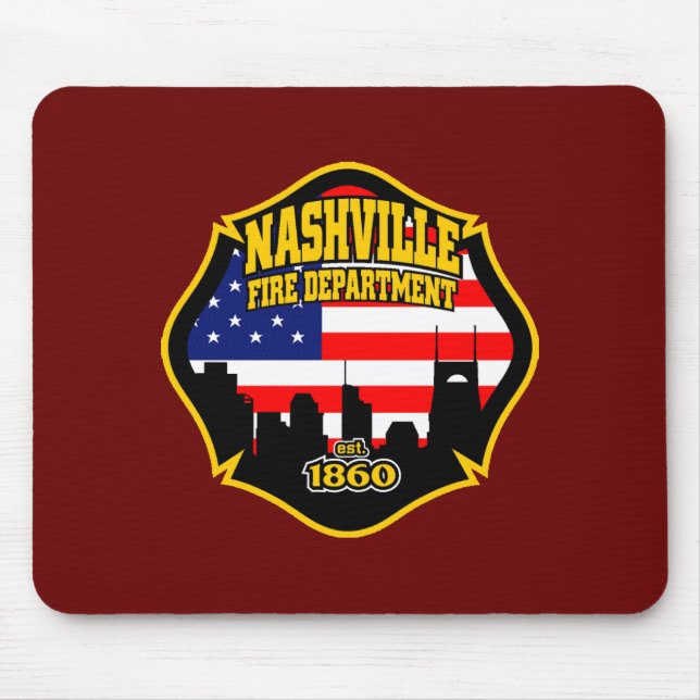 Nashville Fire Department Mouse Pad (Front)