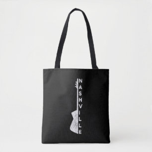 Nashville Guitar Country Music Lovers Gifts Tote Bag