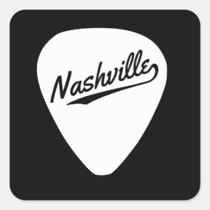 Nashville Guitar Pick Sticker