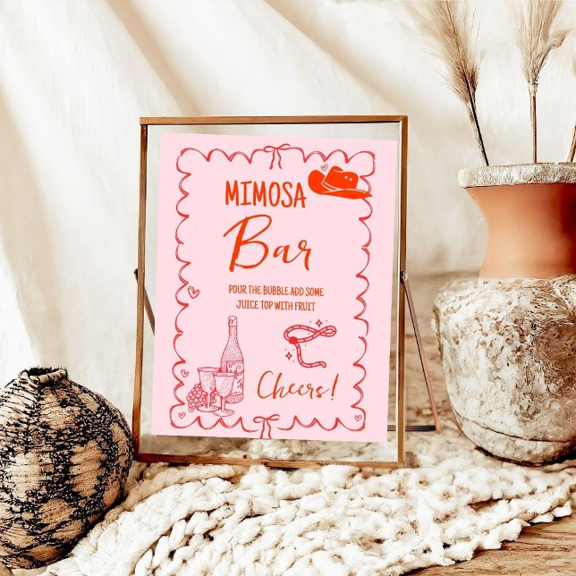 Nashville Last Rodeo Mimosa Bar Table Sign (Creator Uploaded)