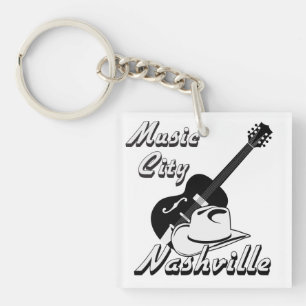 Nashville. Music city Key Ring