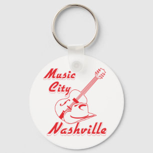 Nashville. Music city Key Ring