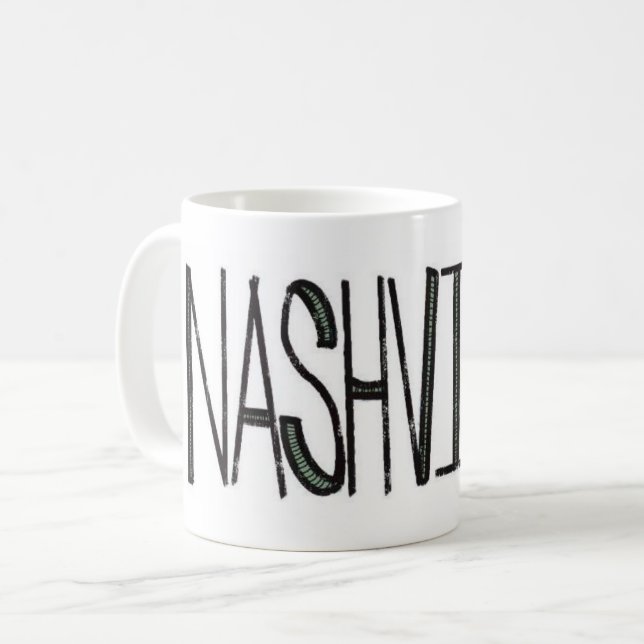 Nashville Music City Logo Mug (Front Left)