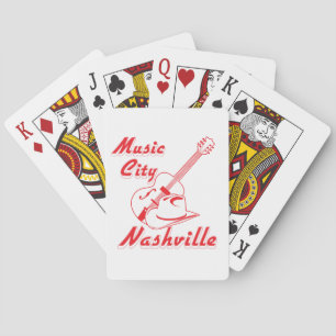 Nashville. Music city Playing Cards