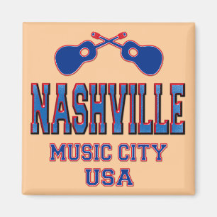 Nashville, Music City USA Magnet