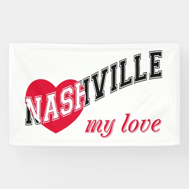 Nashville my love banner (Horizontal)