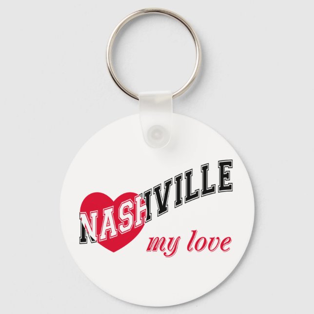 Nashville my love key ring (Front)