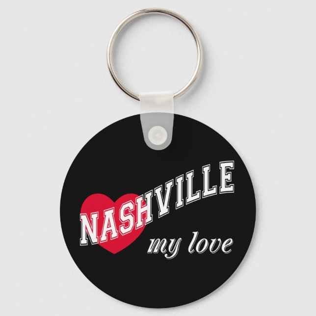 Nashville my love key ring (Front)
