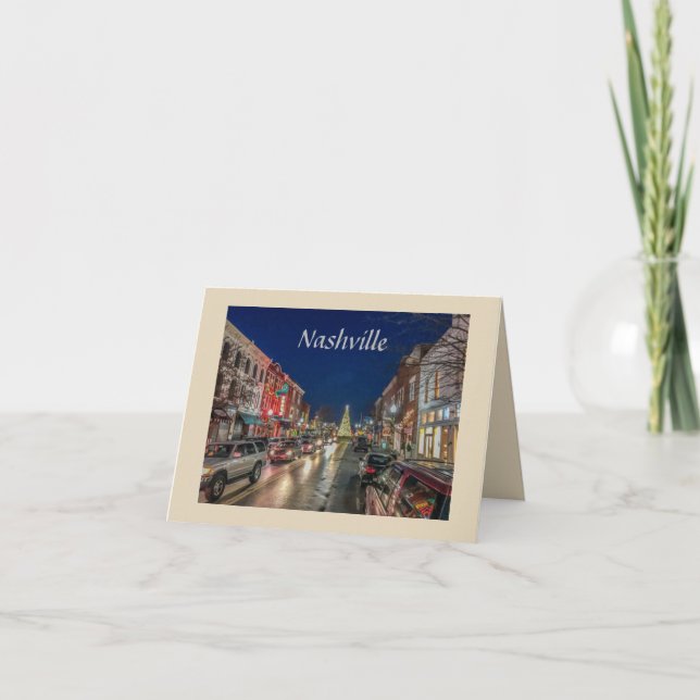 Nashville Nights Holiday Card (Front)