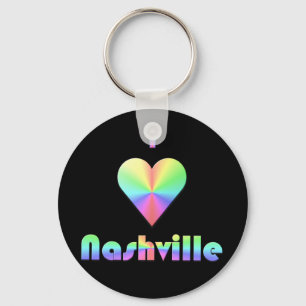 Nashville -- Pastels Key Ring