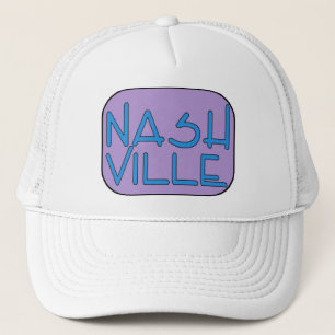 Nashville Purple Trucker Hat