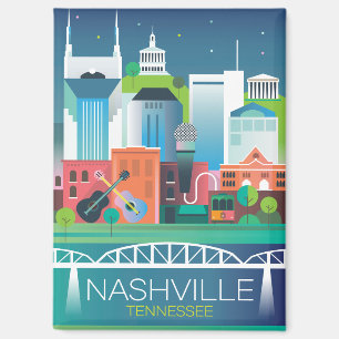 Nashville Refrigerator Magnet