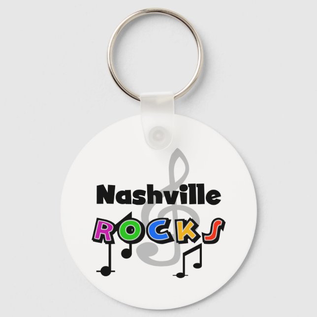 Nashville Rocks Key Ring (Front)