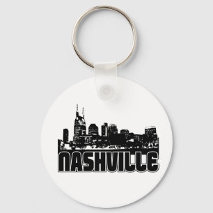 Nashville Skyline Key Ring