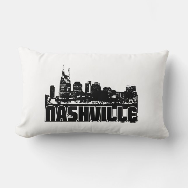 Nashville Skyline Lumbar Cushion (Front)