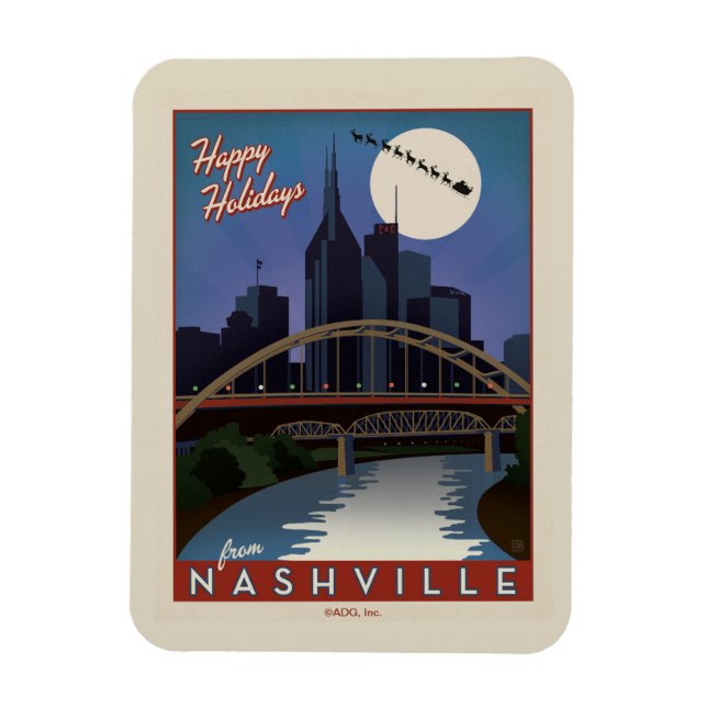 Nashville Skyline Magnet (Vertical)