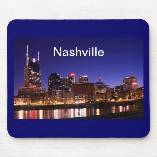 Nashville Skyline Mouse Pad (Front)