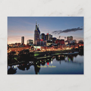 Nashville Skyline Postcard