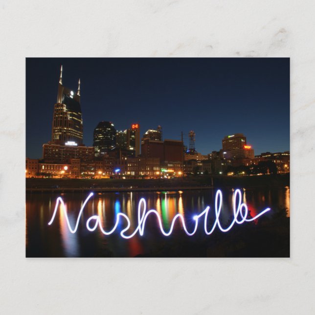 Nashville Skyline Postcard (Front)