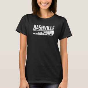 Nashville Skyline Tennessee Country Music Guitar P T-Shirt