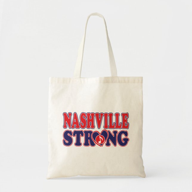 Nashville-Strong-Music-Note Tote Bag (Front)