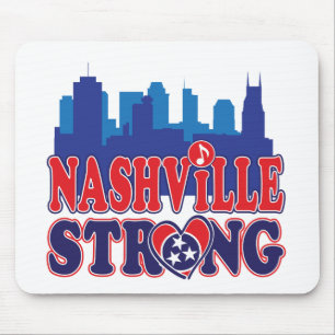 Nashville-Strong-Skyline-and-Music-Note Mouse Pad
