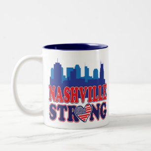 Nashville-Strong-USA-Heart Two-Tone Coffee Mug