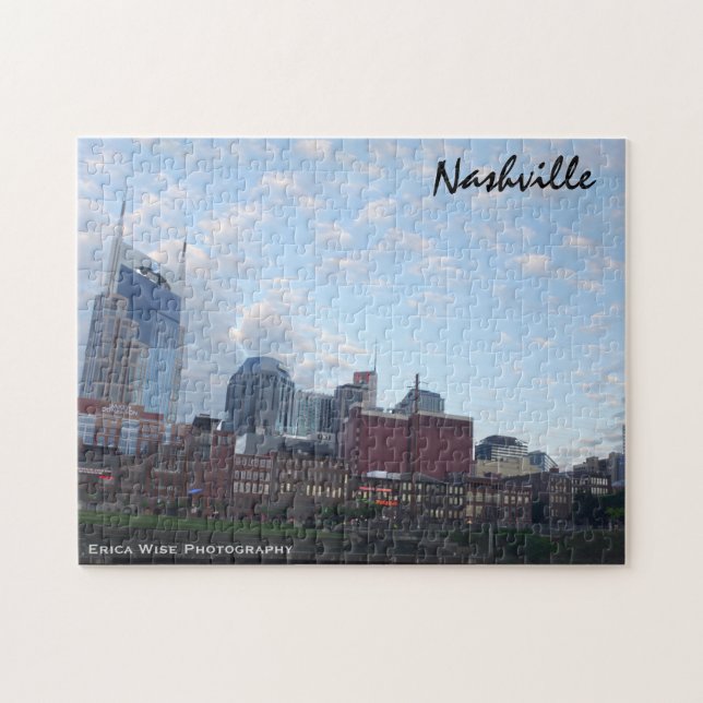 Nashville Tenessee Panorama Jigsaw Puzzle (Horizontal)