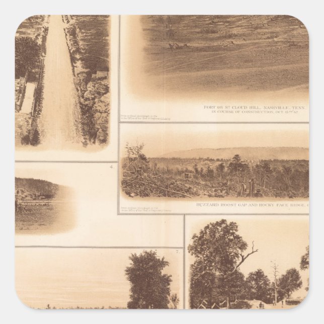 Nashville, Tenn Square Sticker (Front)