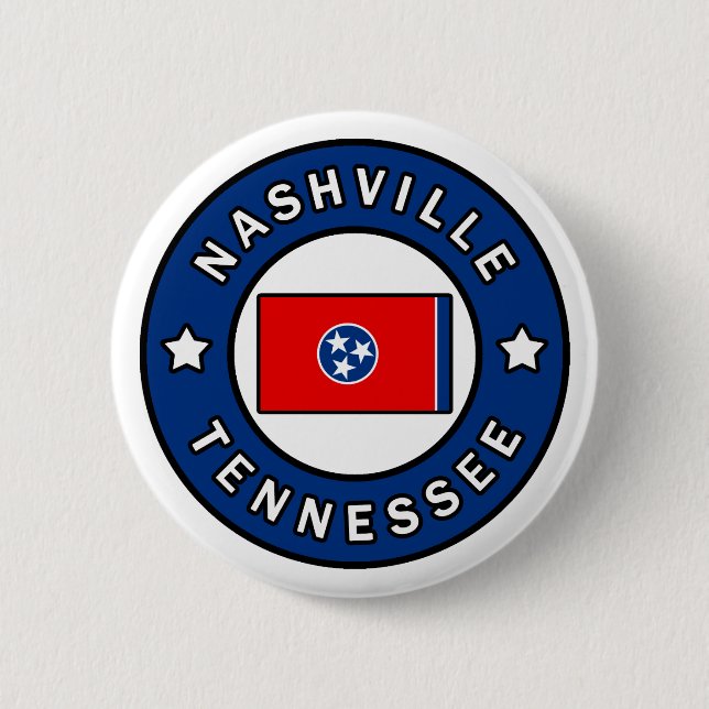 Nashville Tennessee 6 Cm Round Badge (Front)