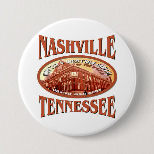 Nashville Tennessee 7.5 Cm Round Badge