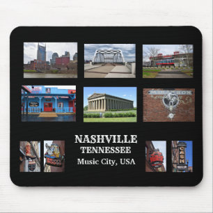 Nashville, Tennessee Country Music Capital Mouse Pad