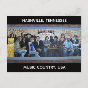 Nashville,Tennessee Holiday Postcard
