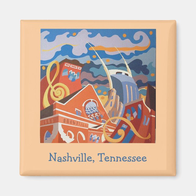 Nashville, Tennessee magnet (Front)