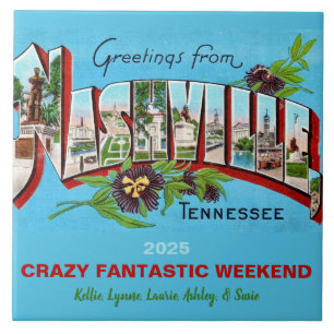 Nashville Tennessee Memory Ceramic Tile